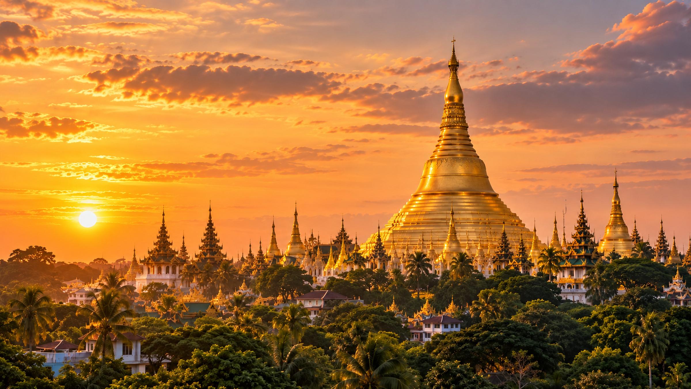Shwedagon Pagoda in Yangon