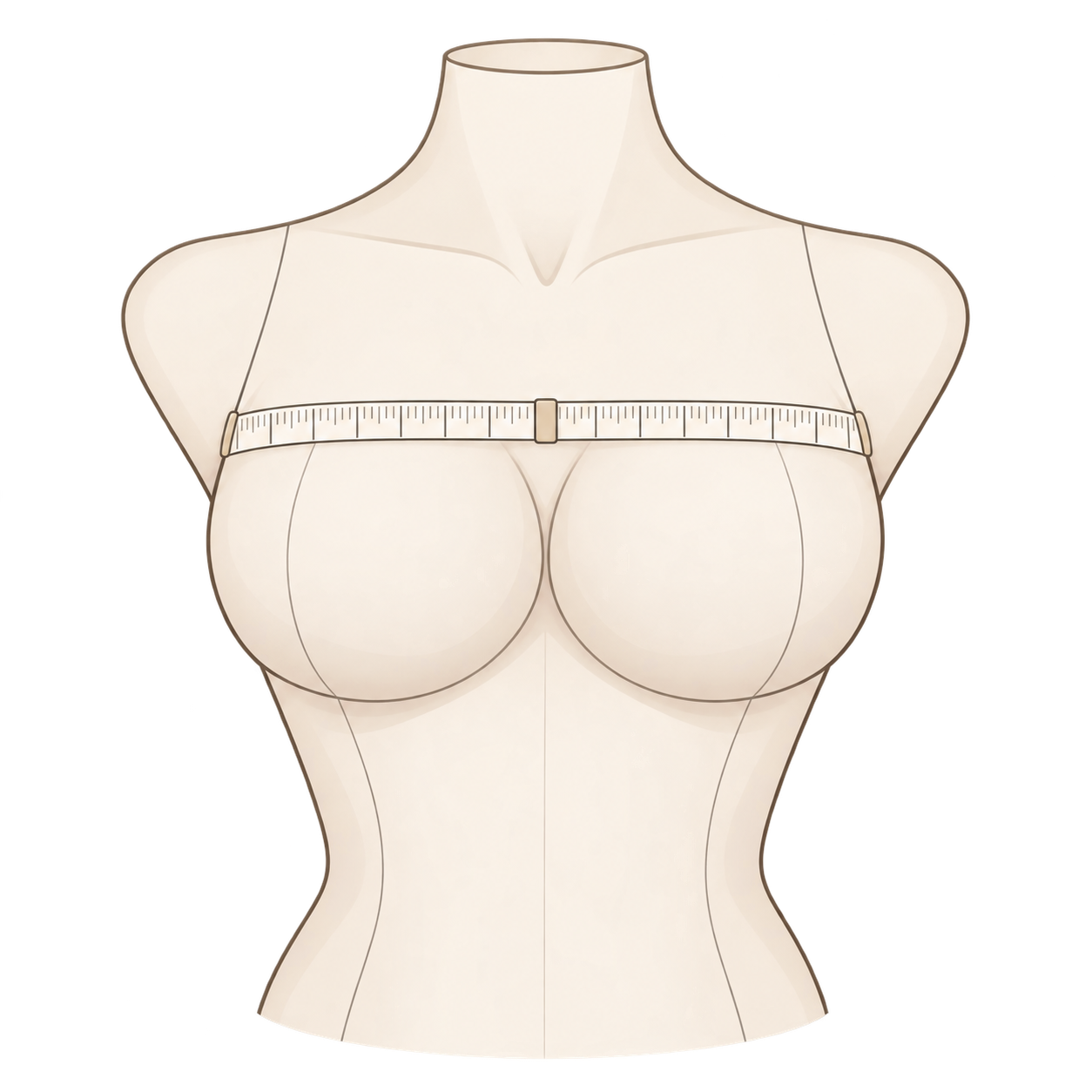 How to measure bust